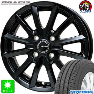 185/65R15 トーヨー SD-7 新品 サマータイヤ ホイール4本セット KITジャパン クレイシズ VS6 15インチ 5.5J 4H100 グロッシーブラック｜oldgear