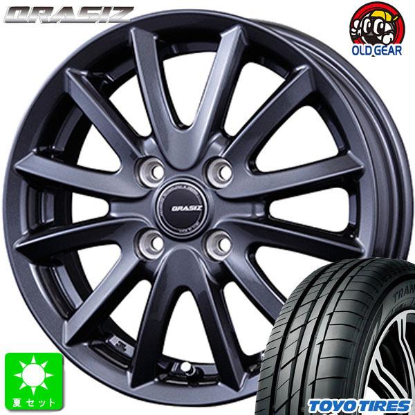 165/55R14 トーヨー トランパス Luk 新品 サマータイヤ ホイール4本セット KITジャ...