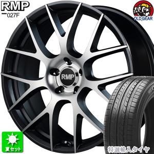 225/30R20 特選輸入タイヤ 新品サマータイヤ ホイール 4本セット マルカサービス RMP 027F セミグロスガンメタ/ポリッシュ 20インチ 5H114.3｜oldgear