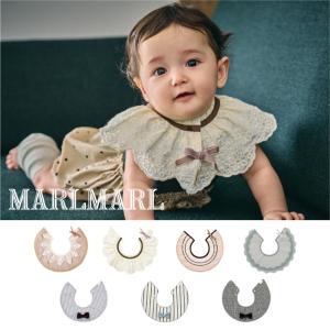 マールマール スタイ MARLMARL よだれかけ ビブ dolce 女の子 男の子 出産祝い ギフト フォーマル つけ襟 まあるい形 プレゼント lacecollar 2025ss｜oldnew