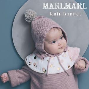 マールマール ニットボンネ MARLMARL knit bonnet 帽子 ベビー 女の子 男の子 出産祝い ギフト 送料無料｜Litakara baby