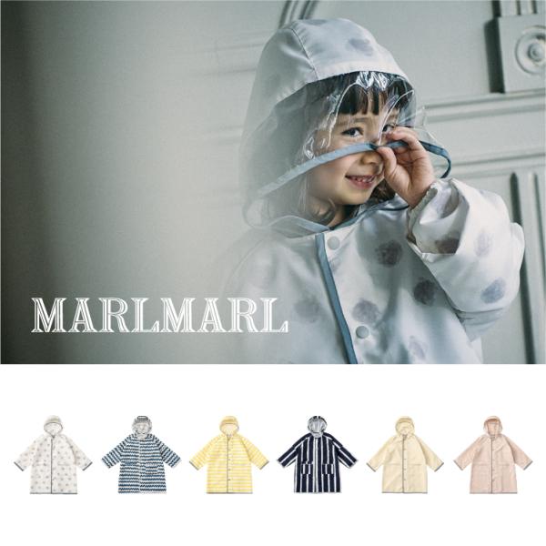 マールマール レインコートrain coat MARLMARL 大雨 レイン カッパ 撥水加工 反射...