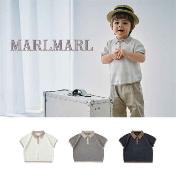マールマール ニットポロシャツ knit polo shirts MARLMARL 男の子 女の子 ...