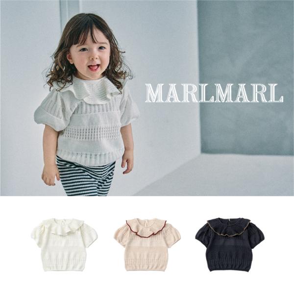 マールマール ニットフリル ブラウシーズ knit frill blouses MARLMARL 女...