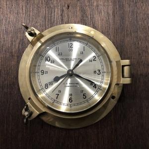 Chelsea Brass US Maritime Commission Ship Clock チェルシー ブラスケース 米国海事委供給 シップ クロック 船舶時計 真鍮無垢ケース ビンテージクロック｜olds