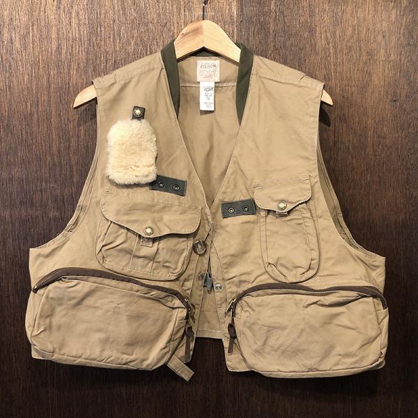 Filson Fly Fishing Vest Dry Finish Shelter Cloth T...