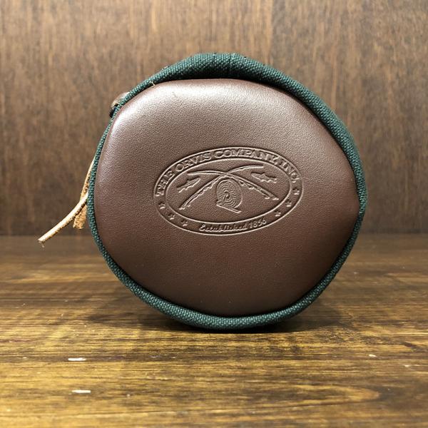 Orvis Battenkill Brown Leather Green Canvas Shearl...