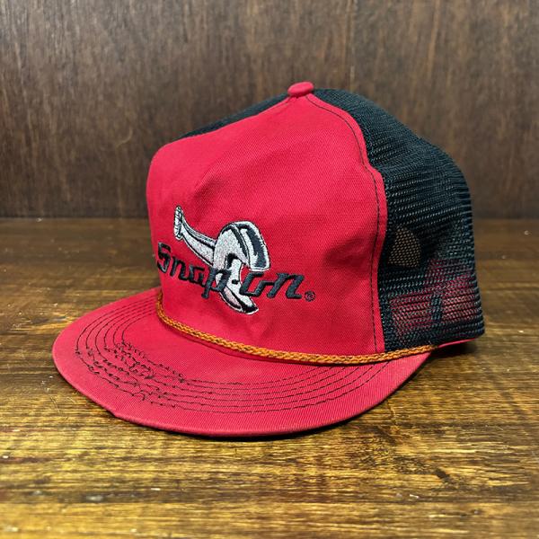 Snap-on Front Rope Mesh Cap Snap Back Free Size Re...