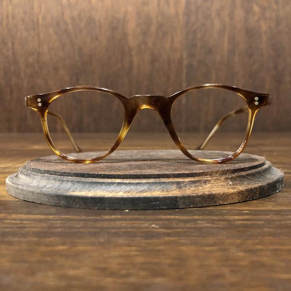 Vintage Glasses French Frame 2dot Demi Amber Welli...