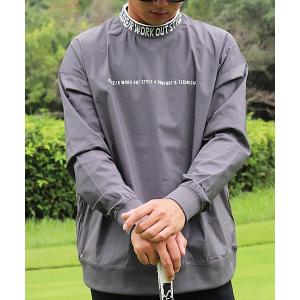 トレーナー スウェット (RM)「LUXE/R GOLF」ストレッチ ブロード ロゴ