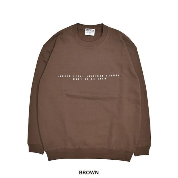 DOUBLE STEAL simple logo SWEAT / ダブルスティール スウェット / ...