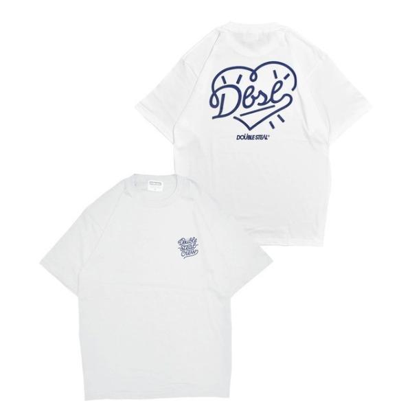 [ DOUBLE STEAL ] ハート Tee ダブルスティール Tシャツ / 941-15001