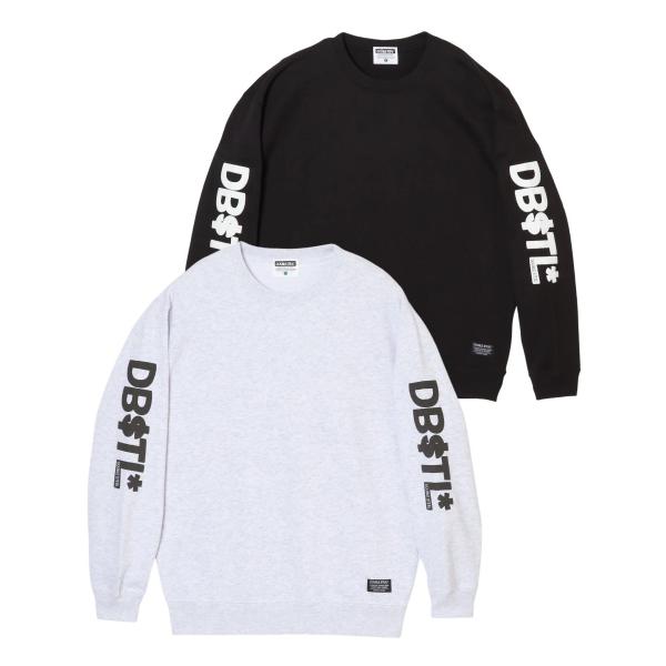 [ DOUBLE STEAL ] トゥーンロゴ袖プリント ダブルスティール スウェット / 944-...