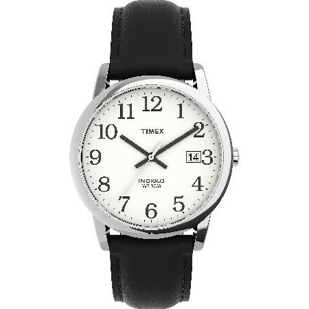 Timex T2H281 Easy Reader 35mm Black Leather Strap ...