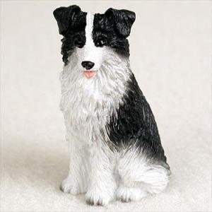 【並行輸入品】 会話の概念 ボーダーコリー ミニチュア犬の置物