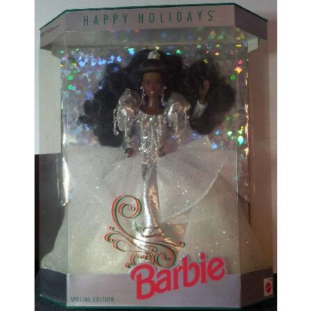 1992 Happy Holidays Barbie Africa American Doll