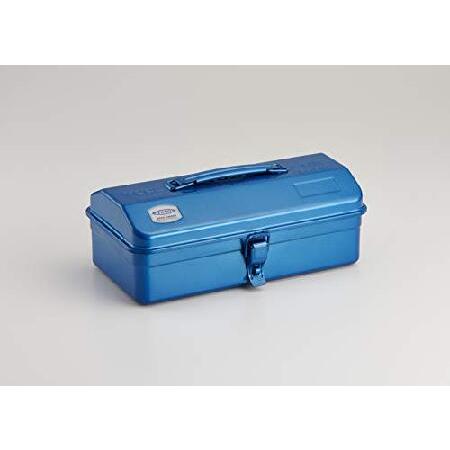 TOYO スチール製 山型工具箱（ツールボックス） Y-280 ブルー
