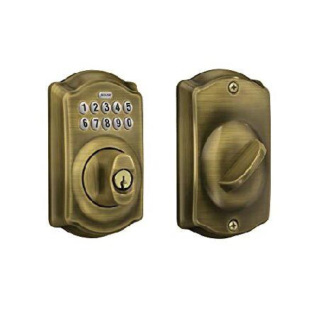 【並行輸入品】 BE365 CAM 609 Camelot Keypad Deadbolt, Ant...
