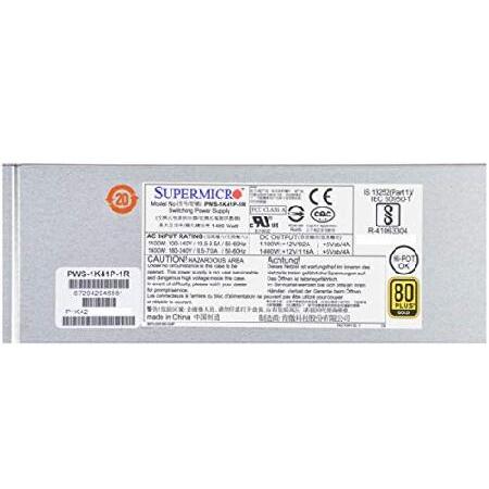 【並行輸入品】 Supermicro PWS-1K41P-1R - Power supply - r...