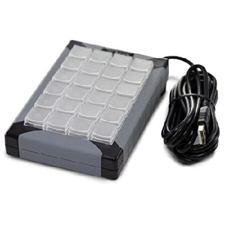 【並行輸入品】 PIエンジニアリング XK-24 プログラムキーボード XK-24-USB-R