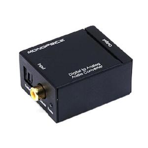 Monoprice Digital Coax ＆ Optical Toslink to R/L Stereo Audio Converter by Monoprice(並行輸入品)｜olg