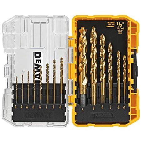 【並行輸入品】 DEWALT Drill Bit Set, 14-Piece, 135 Degree...