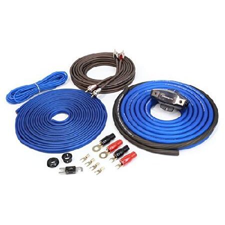 【並行輸入品】 KnuKonceptz Kolossus 4 ゲージ OFC カーアンプ取付け配線キ...