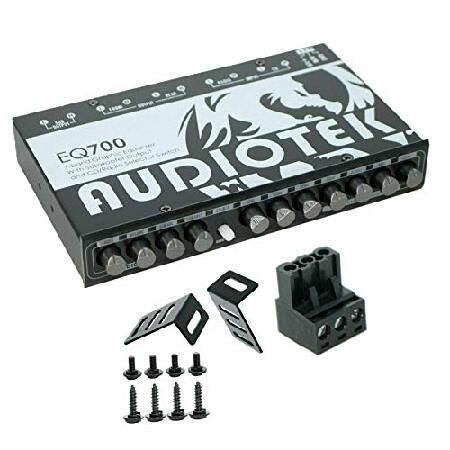 【並行輸入品】 Audiotek AT-EQ700 1/2 Din 7バンド カーオーディオイコライ...