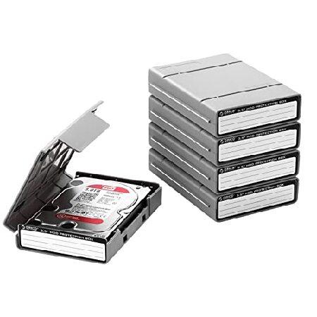 【並行輸入品】 ORICO 3.5インチ HDDケース 保護ボックス 静電気防止 耐衝撃 防塵機能 ...