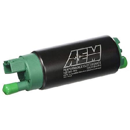 【並行輸入品】 AEM 50-1200 E85 タンク内燃料ポンプ ブラック 4 x 1.55 x ...