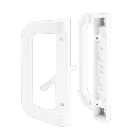 【並行輸入品】 Prime-Line C 1177 ダイキャスト ホワイト ほぞ穴スタイル 引き戸ハ...