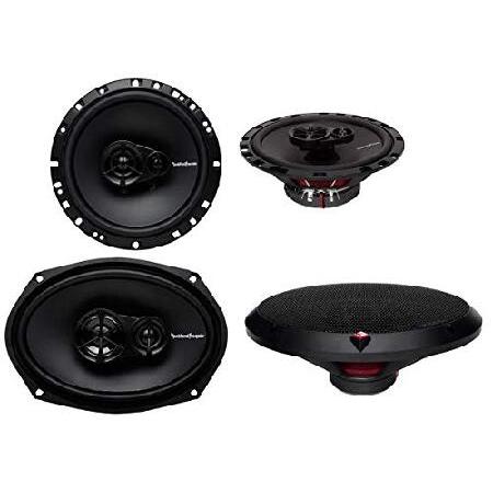 【並行輸入品】 Rockford Fosgate R169X3 6x9 260W 3 Way + R...