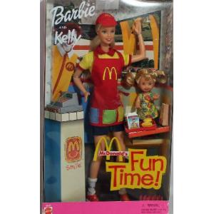 Barbie(バービー) and Kelly McDonald's (マクドナルド) Fun Time  Dolls Set (2001) ドール 人形 フィギュア(並行輸入)