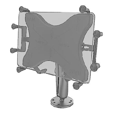【並行輸入品】 RAM Mounts X-Grip ドリルダウン ダブルボールマウント 9インチ~1...