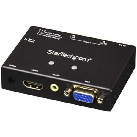 StarTech.com 2入力(HDMI/VGA)1出力(VGA)対応AVセレクタ/ディスプレイ切...