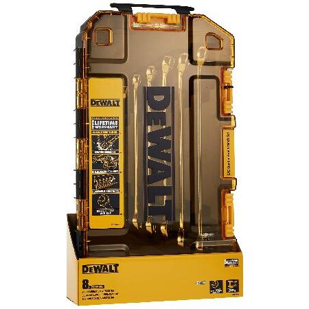 【並行輸入品】 DEWALT Wrench Set, SAE Combination, 8 Piec...