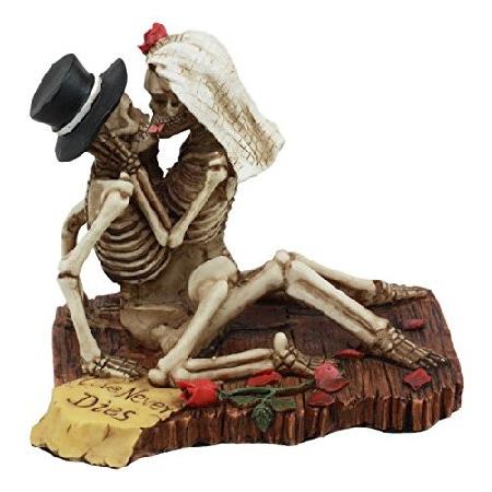 【並行輸入品】 Gifts ＆ Decors ウェディングスカル Love Never Dies S...