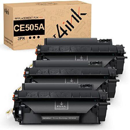 【並行輸入品】 v4ink 3PK 互換トナーカートリッジ HP 05A CE505A トナーカート...