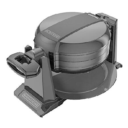 【並行輸入品】 BLACK+DECKER Rotating Waffle Maker, Black,...