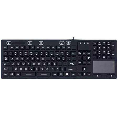 DSI LED Backlit Keyboard with Touchpad IP68 Waterp...