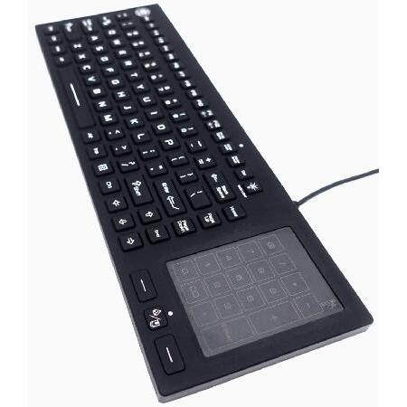 DSI LED Backlit Silicone Keyboard with Combined Nu...