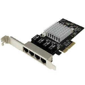 StarTech.com 4ポートギガビット増設PCIe NIC Intel I350 ST4000SPEXI(並行輸入品)