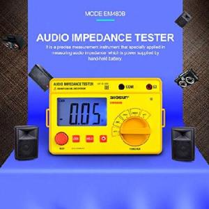 ALLOSUN - EM480B Audio Impedance Tester Digital LCD Insulation Resistance Megohmmeter Meter Tester with Bag｜olg