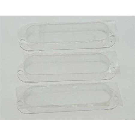 【並行輸入品】 KAISH クリアSTストラトクローズシングルコイルピックアップカバー透明封印された...