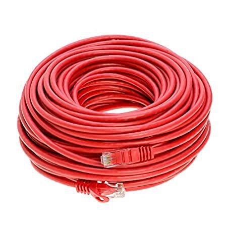 Cables Direct Online Red 200ft Cat6 Ethernet Netwo...