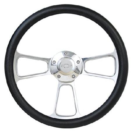 【並行輸入品】 Forever Sharp 14インチ ビレットとブラックビニールホイール シボレー...