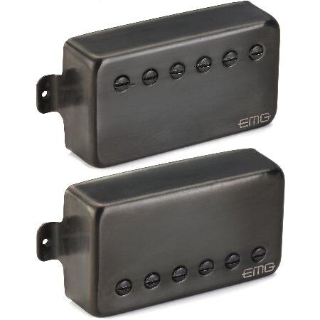 【並行輸入品】 EMG MF Marty Friedman ピックアップセット つや消しブラッククロ...