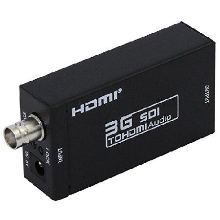 1080P 3G SDI - HDMI変換アダプター HD-SDI / 3G-SDI信号対応 SDI...