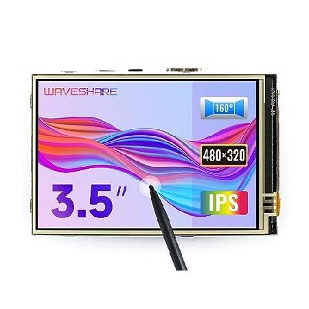 【並行輸入品】 waveshare 3.5インチ 抵抗 タッチスクリーン LCD Raspberry...