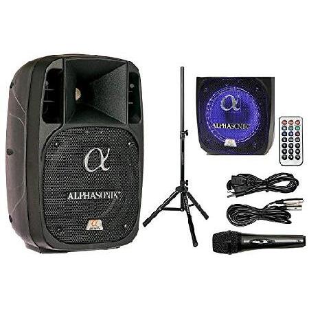 Alphasonik 8&quot; Powered 1200W PRO DJ Amplified Loud ...